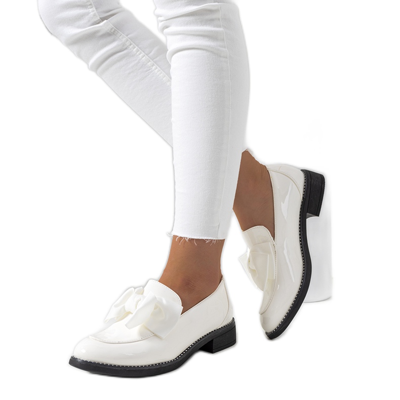 Khale sapato branco lacado