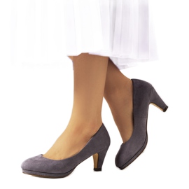 Bombas femininas Graphite Alves cinza Bombas femininas Graphite Alves cinza