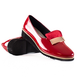 Goodin Sapatos leves com enfeite vermelho Goodin Sapatos leves com enfeite vermelho