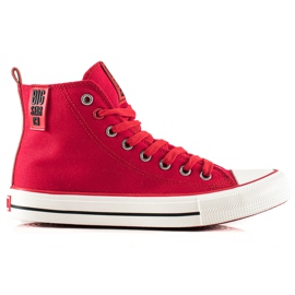 Tênis alto Big Star JJ274128 vermelho Tênis alto Big Star JJ274128 vermelho