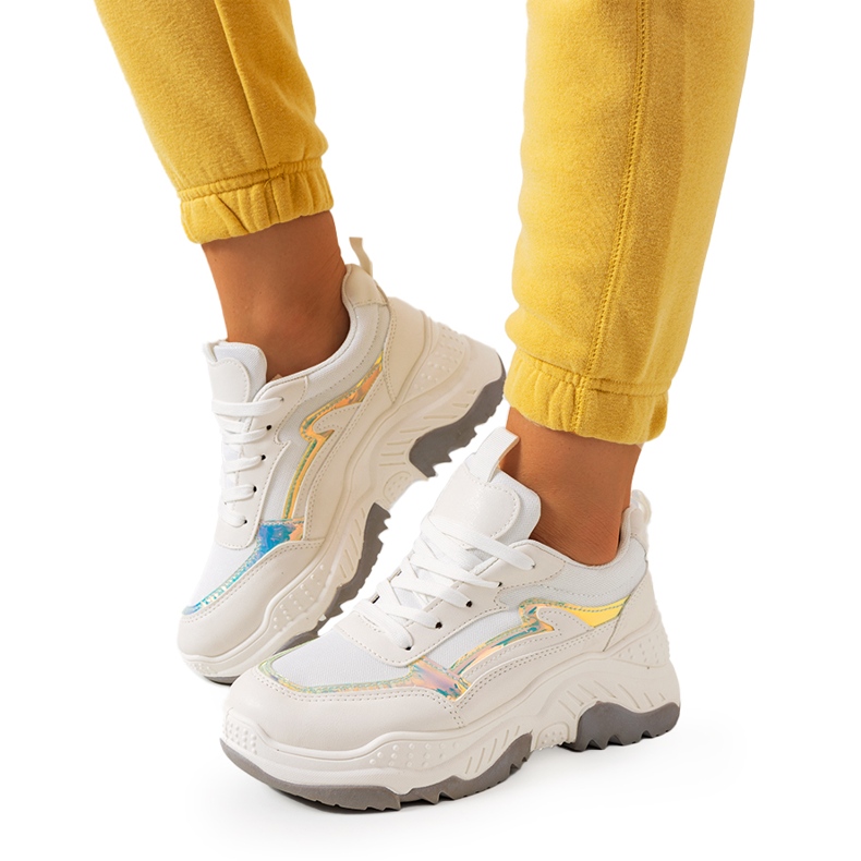 Tênis Gossett bege branco