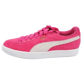 Sapatos Puma Suede Classic W 355462 38 bege rosa dourado
