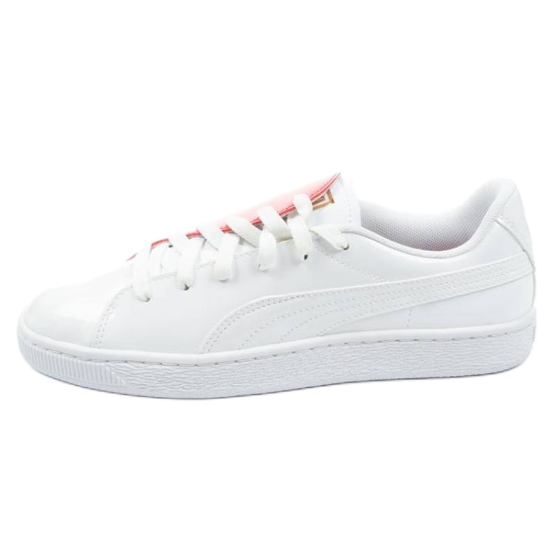 Puma Basket Crush W 369556 01 branco vermelho