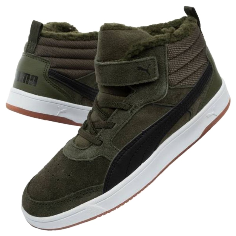 Sapatos Puma Rebound Street Sd Fur Ps 367869 02 verde