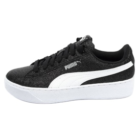 Puma Vikky Platform Glitz Jr 366856 02 preto azul