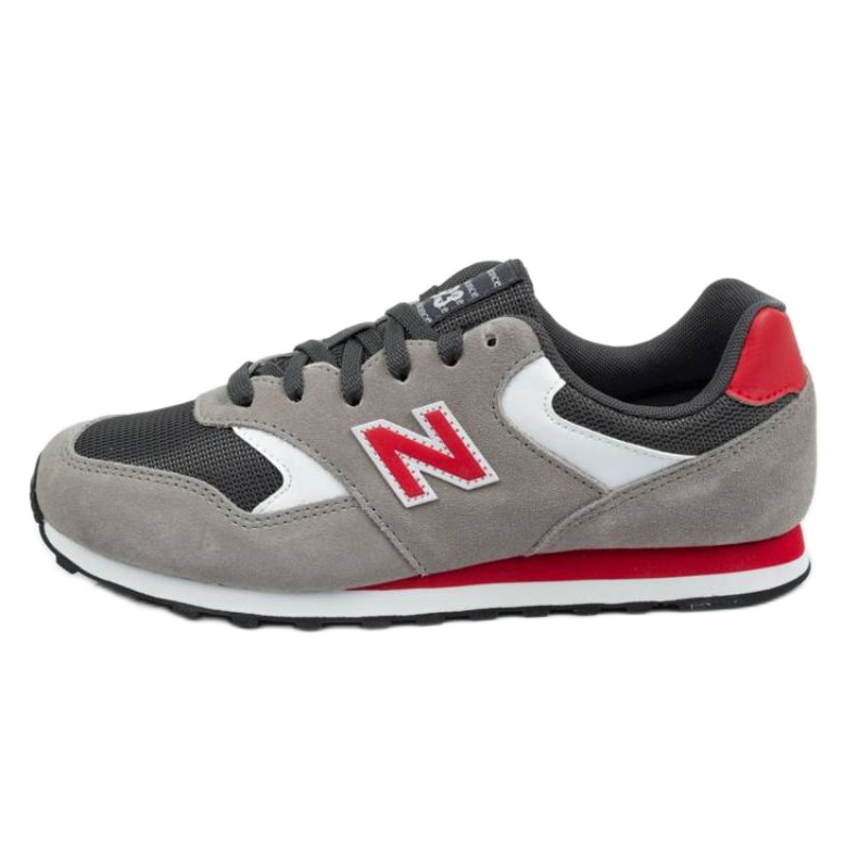 Tênis New Balance M ML393VT1 branco vermelho cinza