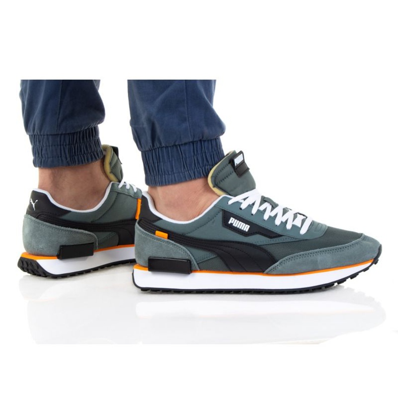 Puma Future Rider Core M 374038 16 tênis preto cinza verde