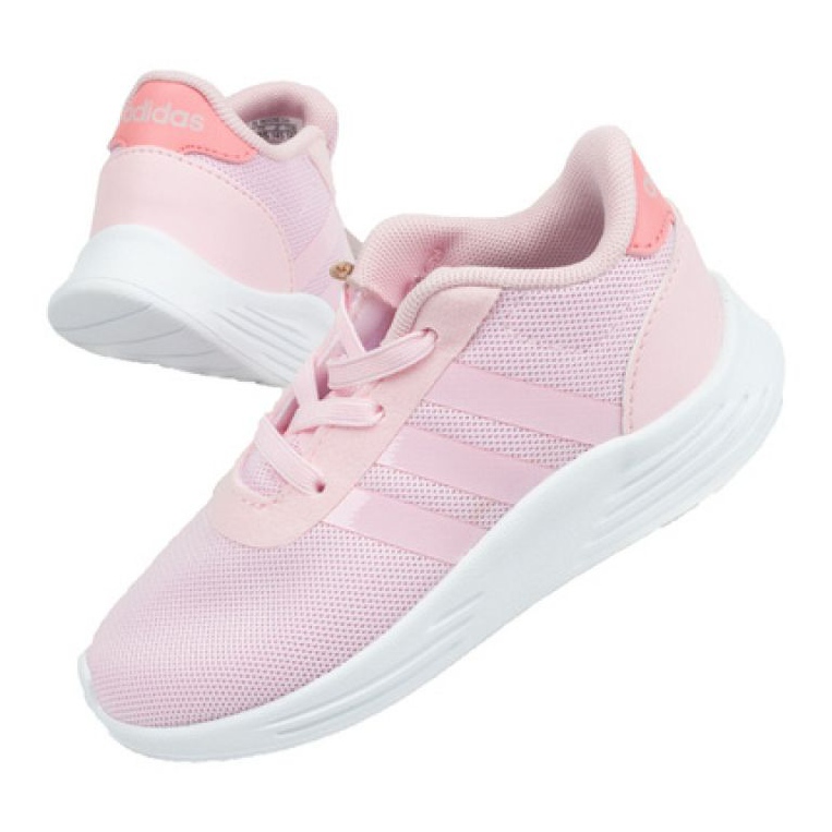 Tênis Adidas Lite Racer Jr FY9213 preto rosa