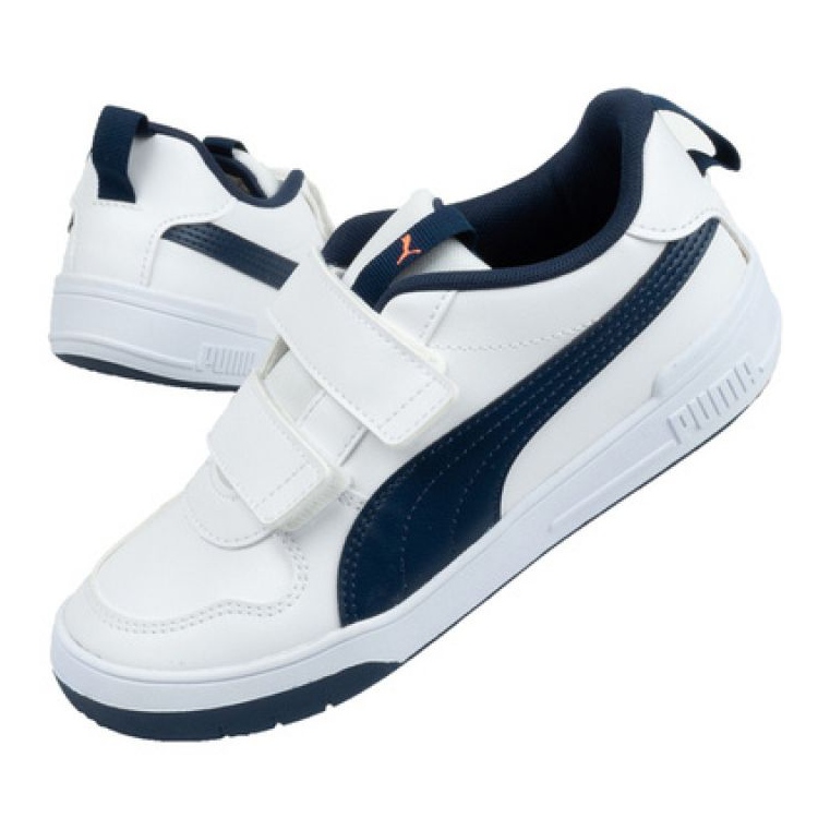 Puma Multiflex Jr 380740 07 branco azul marinho