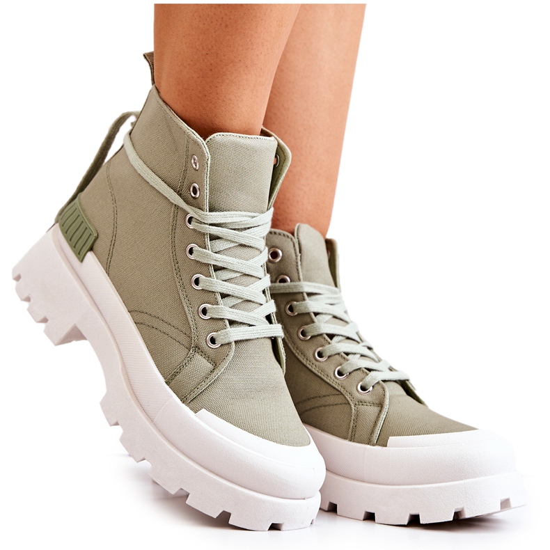 PS1 Botas de Amarração Verde Fiel