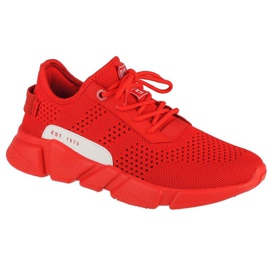Sapatos Big Star W JJ274270 vermelho