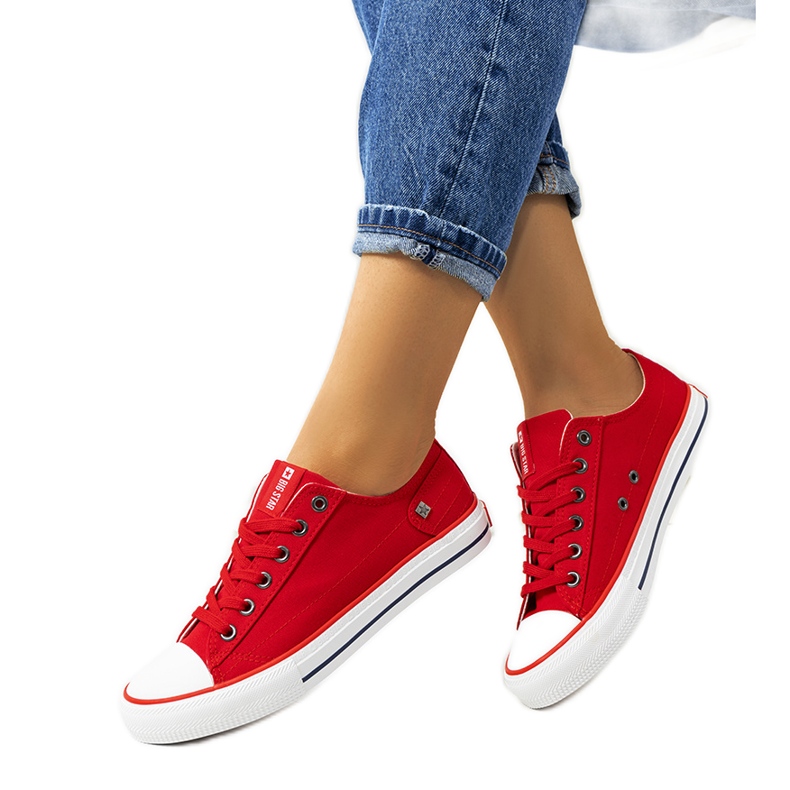 Tênis clássico Big Star Red DD274339 vermelho