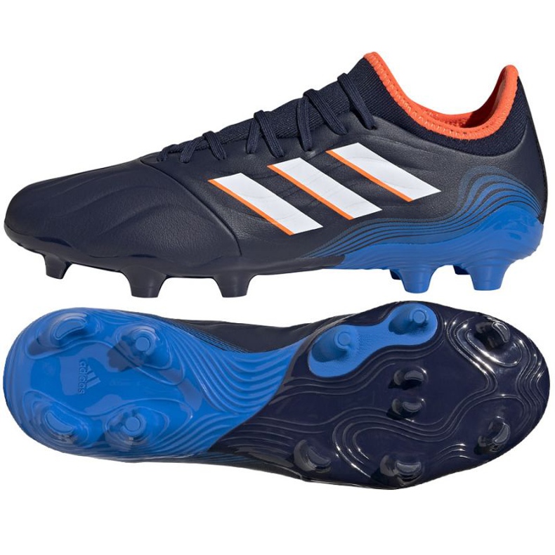 Chuteira Adidas Copa Sense.3 Fg M GW4957 multicolorido azul