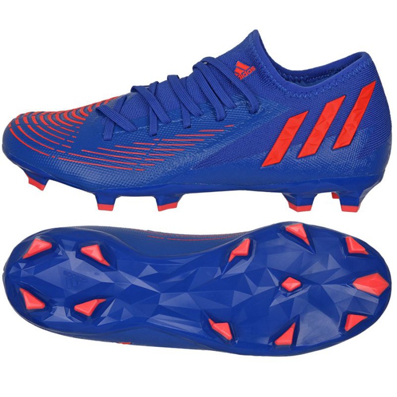 Chuteiras Adidas Predator Edge.3 L Fg M GW2280 azul azul Chuteiras Adidas Predator Edge.3 L Fg M GW2280 azul azul