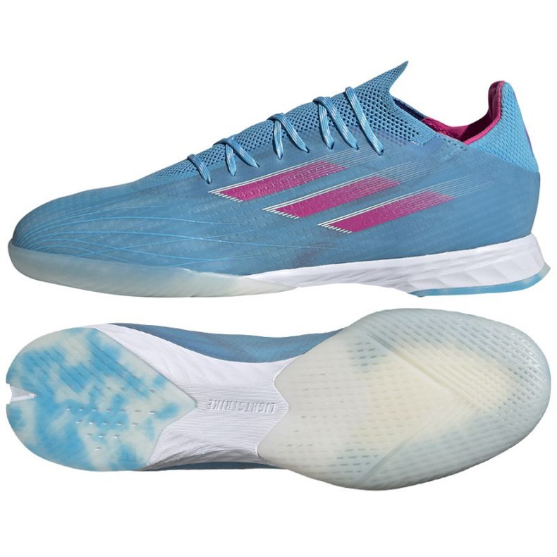 Chuteiras Adidas X Speedflow.1 In M GW7464 azul azul Chuteiras Adidas X Speedflow.1 In M GW7464 azul azul