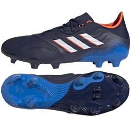 Chuteira Adidas Copa Sense.2 Fg M GW7388 multicolorido azul e azul marinho
