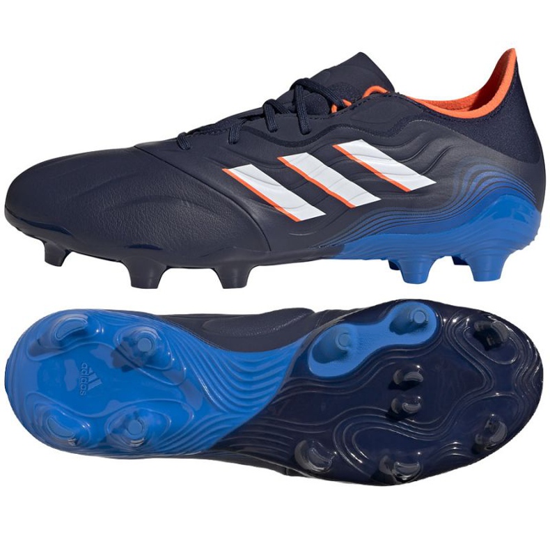 Chuteira Adidas Copa Sense.2 Fg M GW7388 multicolorido azuis e azul marinho