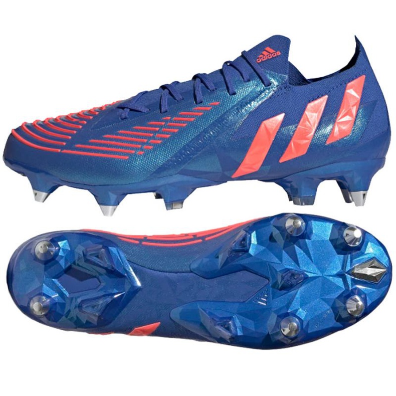 Chuteiras Adidas Predator Edge.1 L Sg M H02973 azul azul