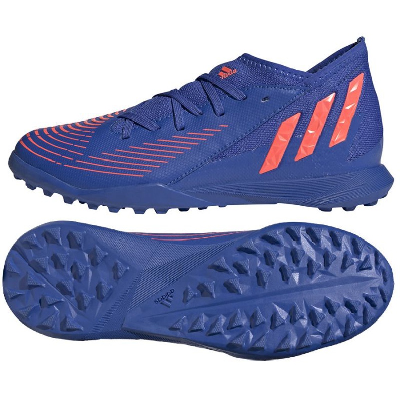 Chuteira Adidas Predator Edge.3 Tf Jr GX2640 azul azul