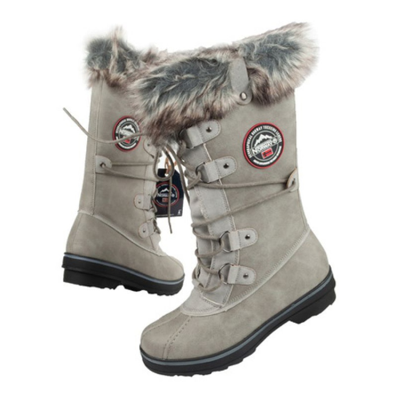 Botas de Neve Geográfica Noruega W Cecilia Gray cinza