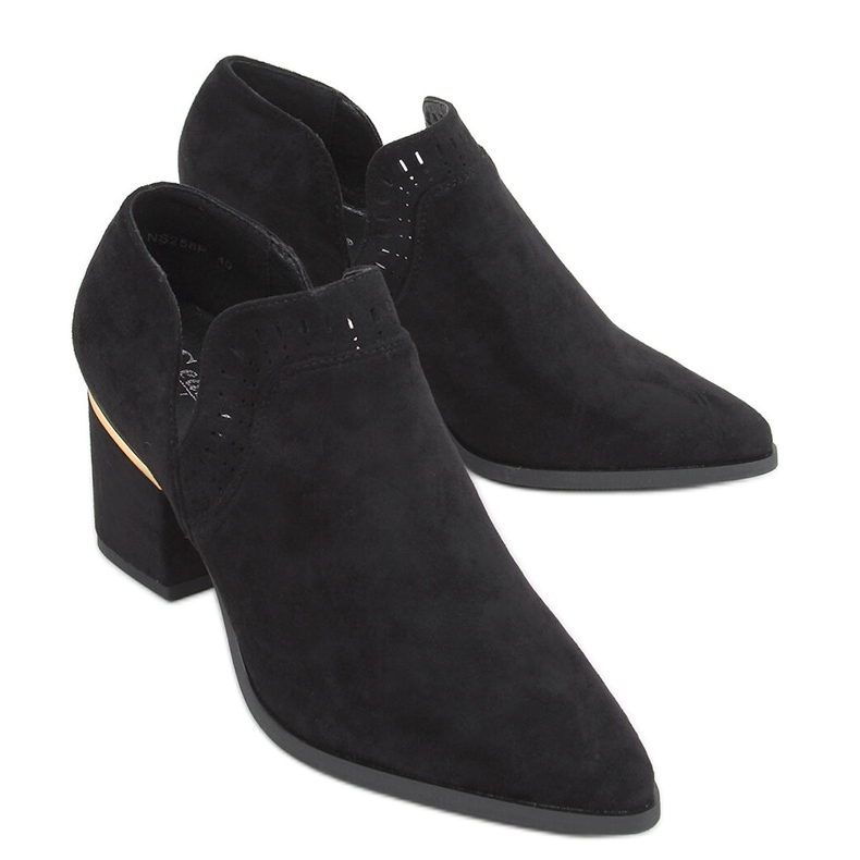 Sapato de salto alto Aila Black preto