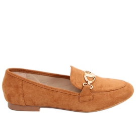 Mocassins de mulher Fred Camel marrom
