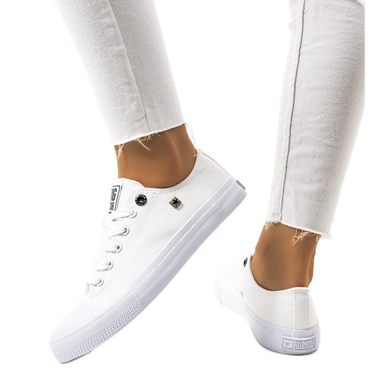 Tênis branco feminino Big Star AA274010