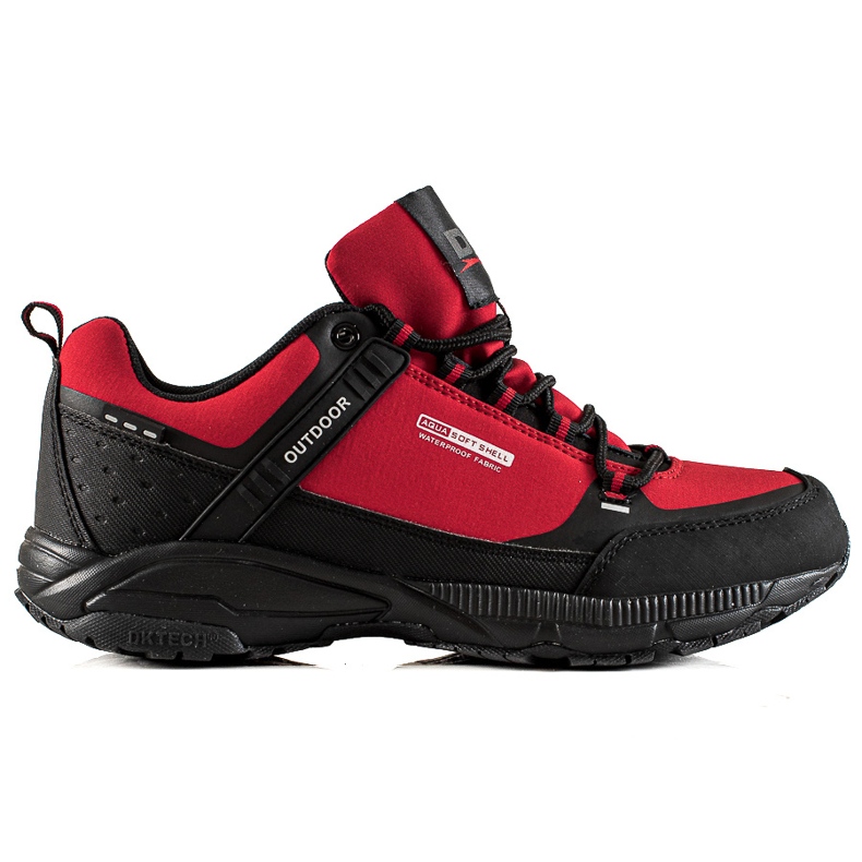 Tênis de trekking masculino DK preto vermelho
