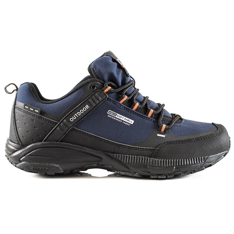 Tênis de trekking masculino DK preto azul marinho