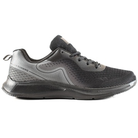 TRENDI Calçados esportivos leves preto cinza TRENDI Calçados esportivos leves preto cinza