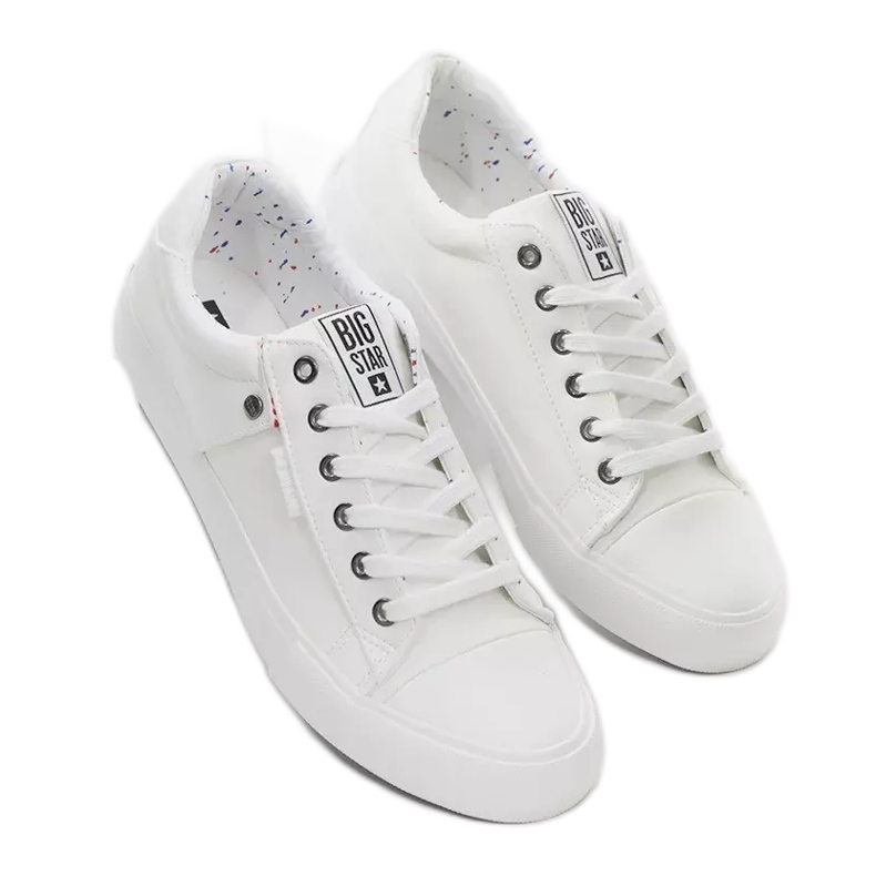 Tênis branco masculino Big Star GG174028