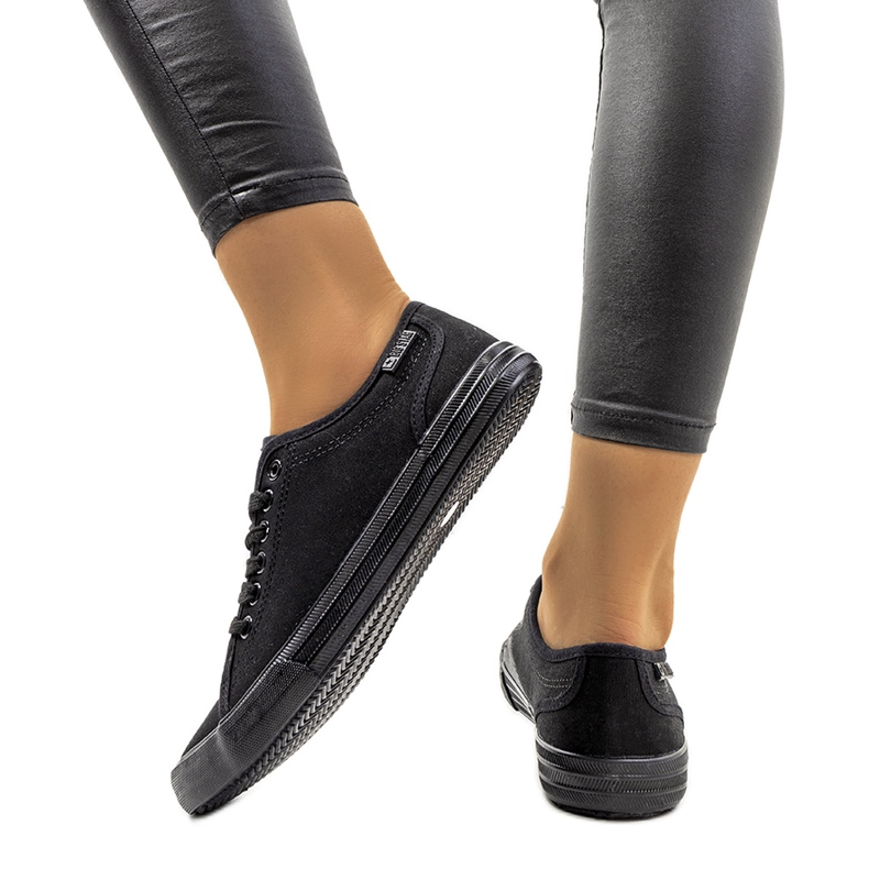 Tênis feminino Big Star Black JJ274066 preto