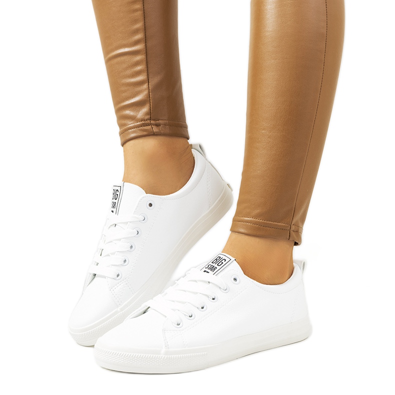 Tênis branco feminino Big Star JJ274311