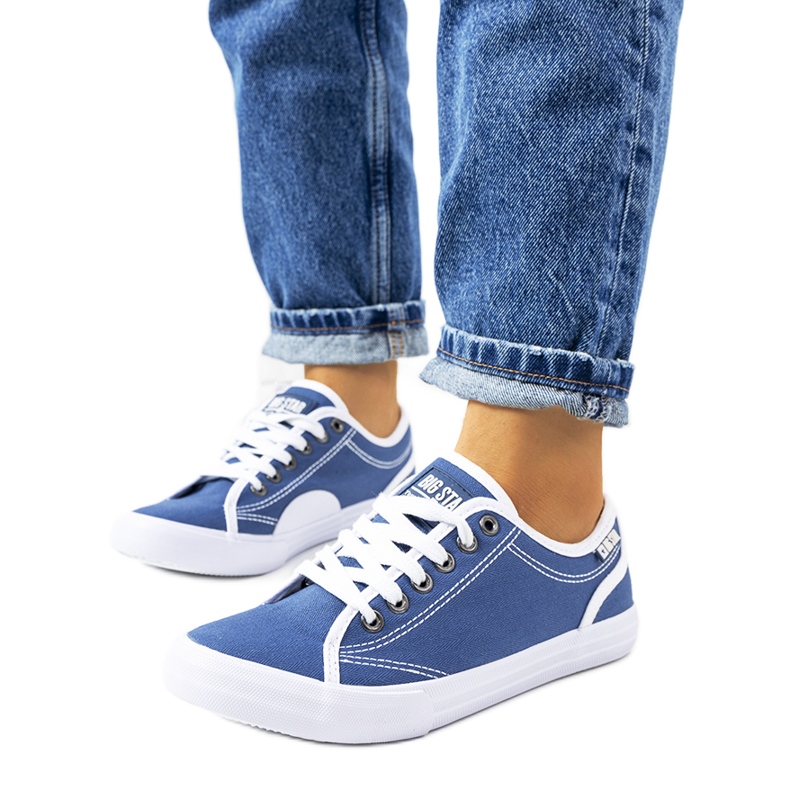 Tênis feminino Big Star azul marinho 274834
