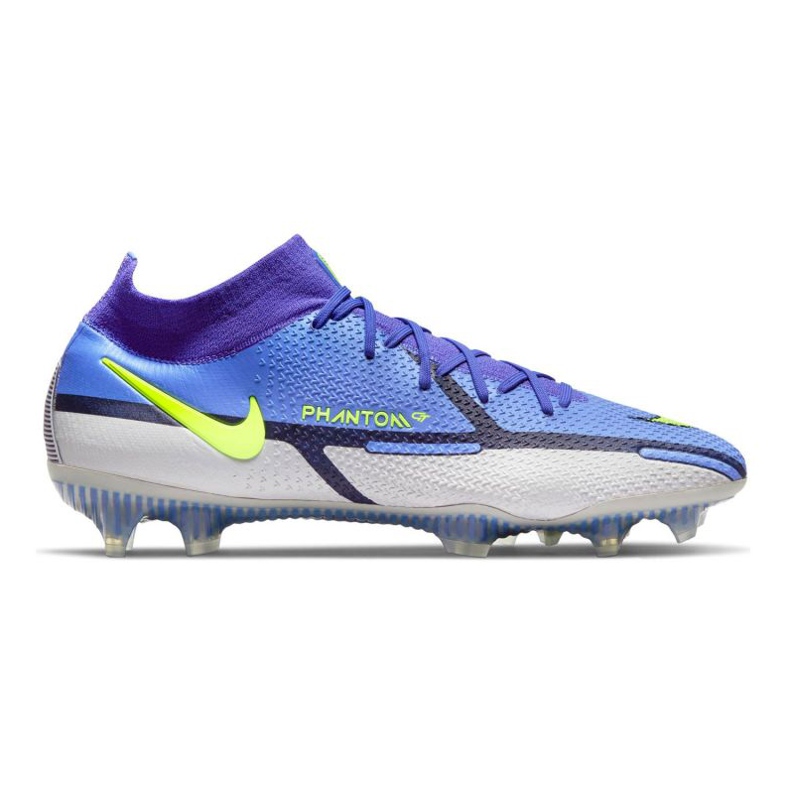 Chuteiras de futebol Nike Phantom GT2 Dynamic Fit Elite Fg M CZ9889-570 azul / prata azul