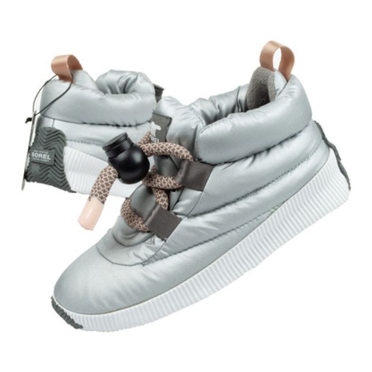 Sorel W NL3397-034 sapatos de inverno prata