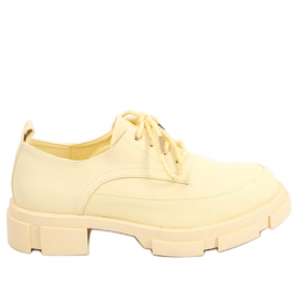 Sapatos de sola alta Unna Yellow amarelo