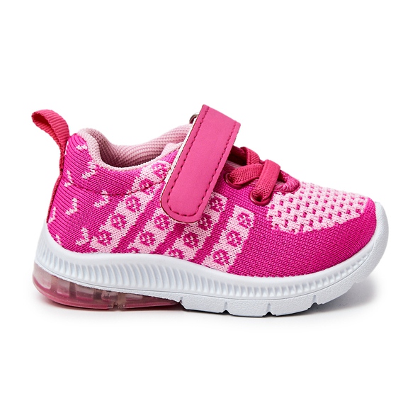 FR1 Tênis esportivo infantil rosa Lollie