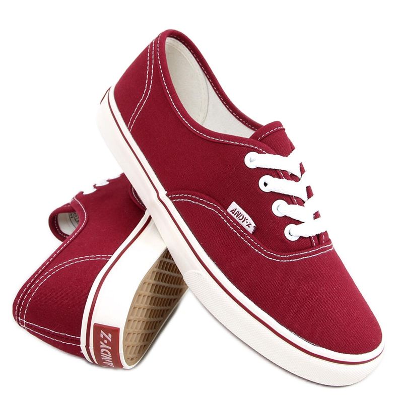 Tênis femininos Aura Wine vermelho