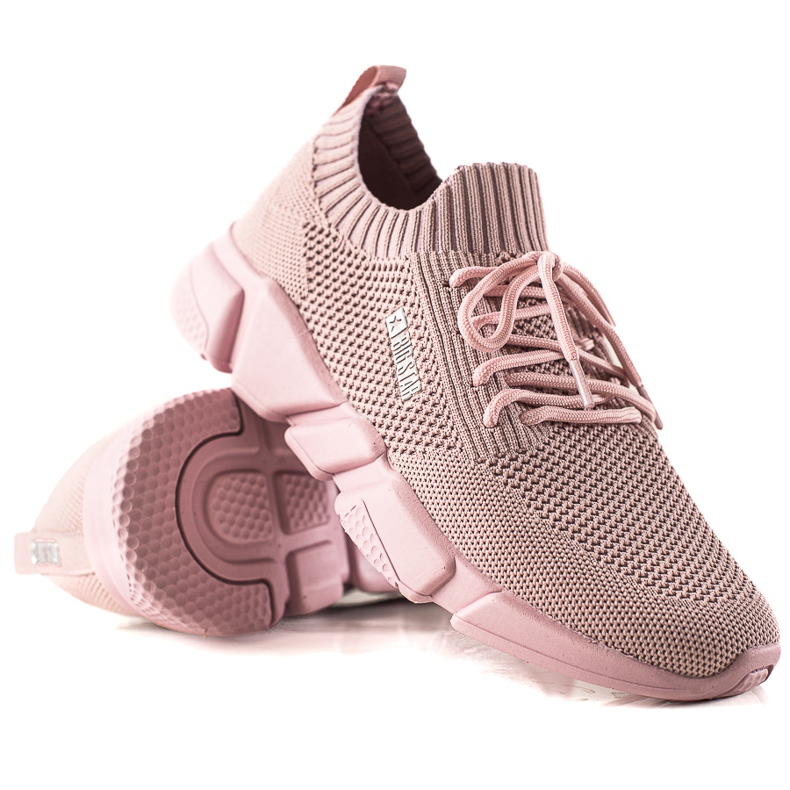 Tênis feminino Big Star JJ274266 rosa