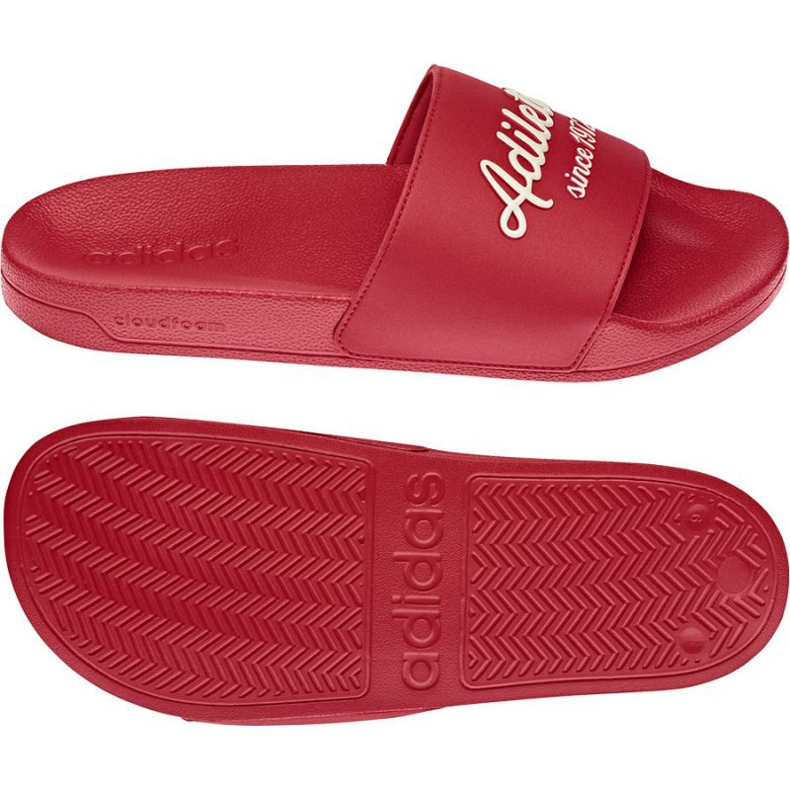 Chinelos Adidas Adilette Shower GW8751 vermelho