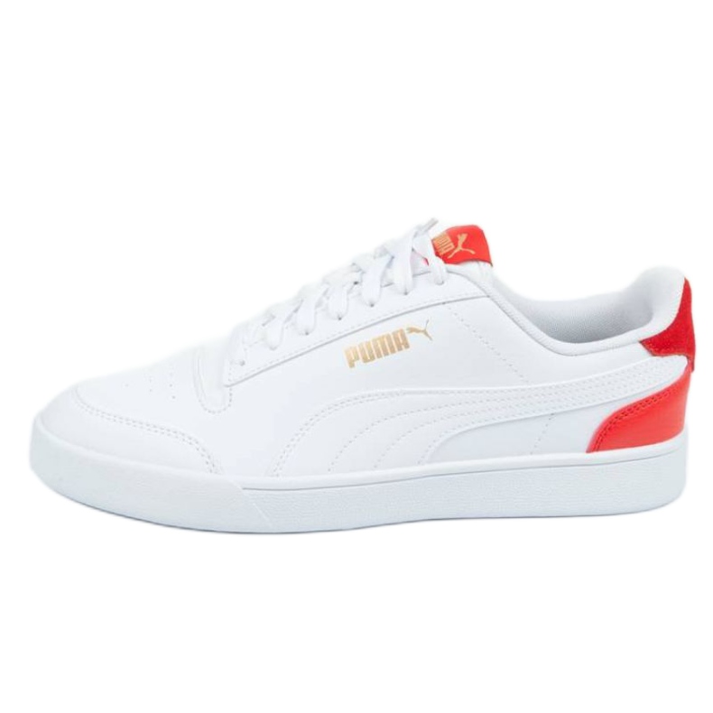 Puma Shuffle M 309668 06 branco vermelho