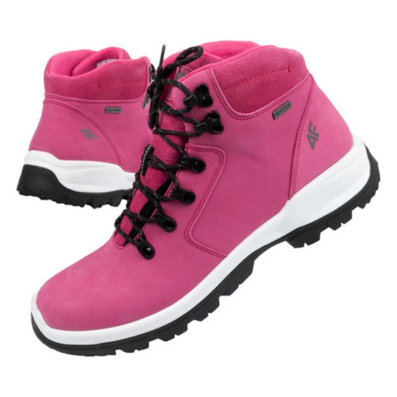 Tênis de trekking 4F W OBDH253 55S rosa