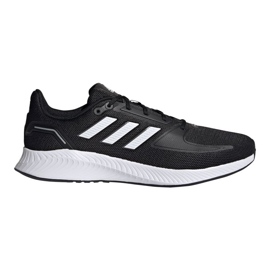 Adidas runfalcon 2.0 fy5943 sapatos pretos branco