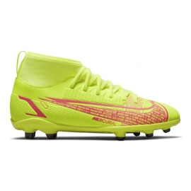 Chuteiras de futebol Nike Mercurial Superfly 8 Club Mg Jr CV0790-760 verde verde Chuteiras de futebol Nike Mercurial Superfly 8 Club Mg Jr CV0790-760 verde verde