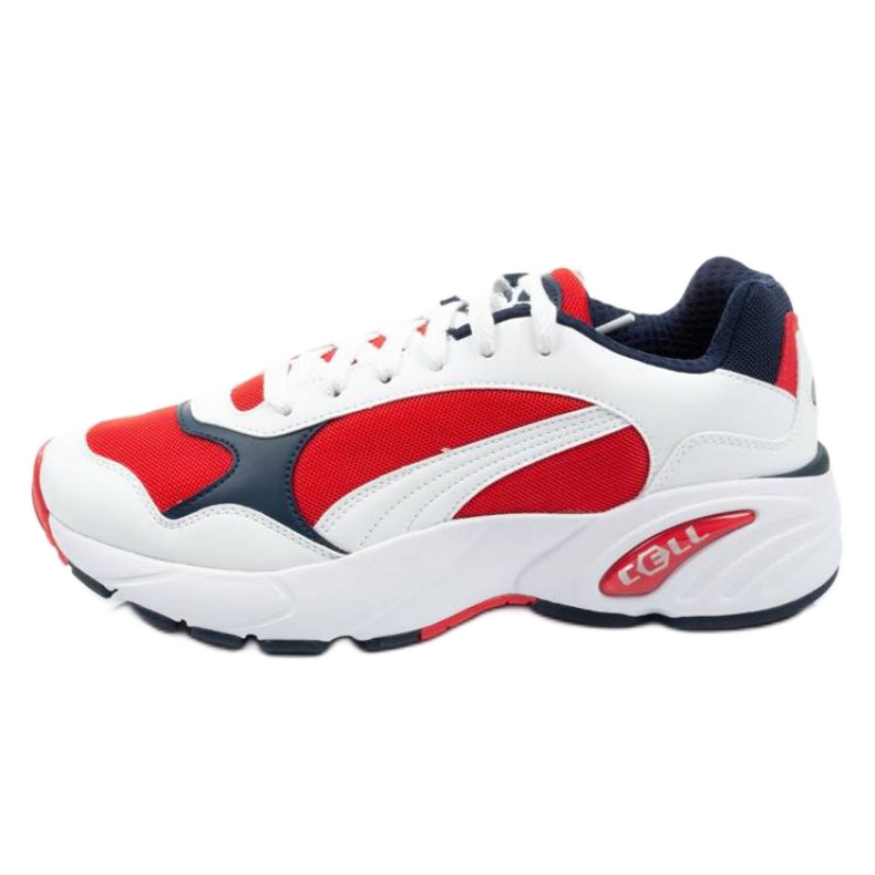Puma Cell Viper em execução M 369505 03 branco vermelho