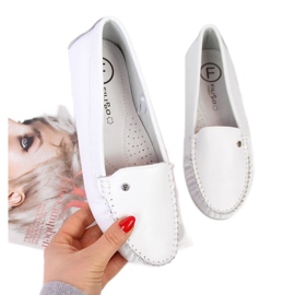 Mocassim de couro Filippo W PAW201A branco