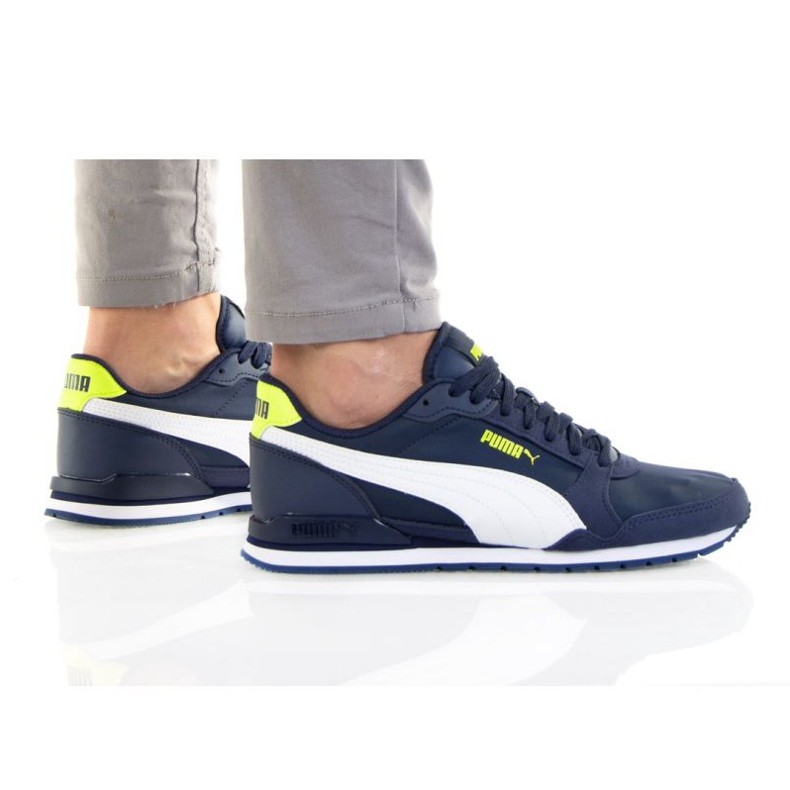 Puma St Runner V3 Nl Jr 384901 02 azul marinho