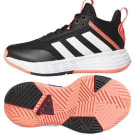 Tênis de basquete Adidas OwnTheGame 2.0 Jr GZ0619 preto preto