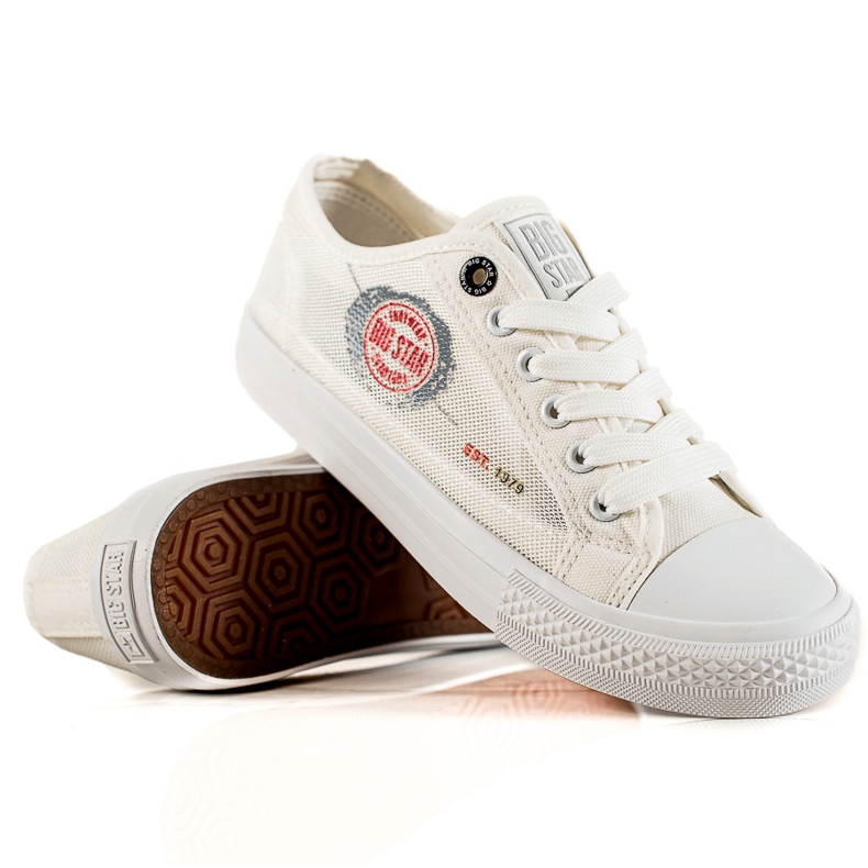 Tênis feminino Big Star JJ274A253 branco